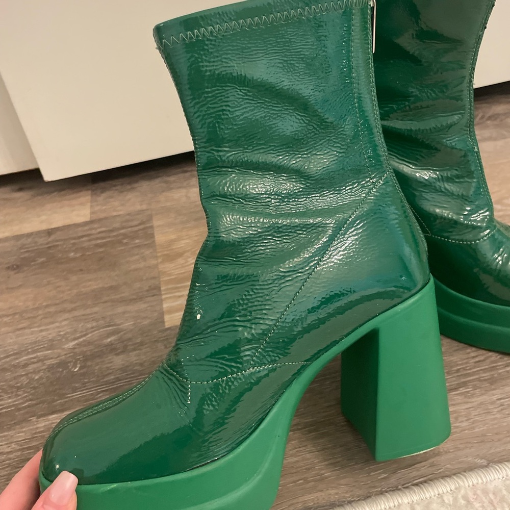 Free People Green Boots